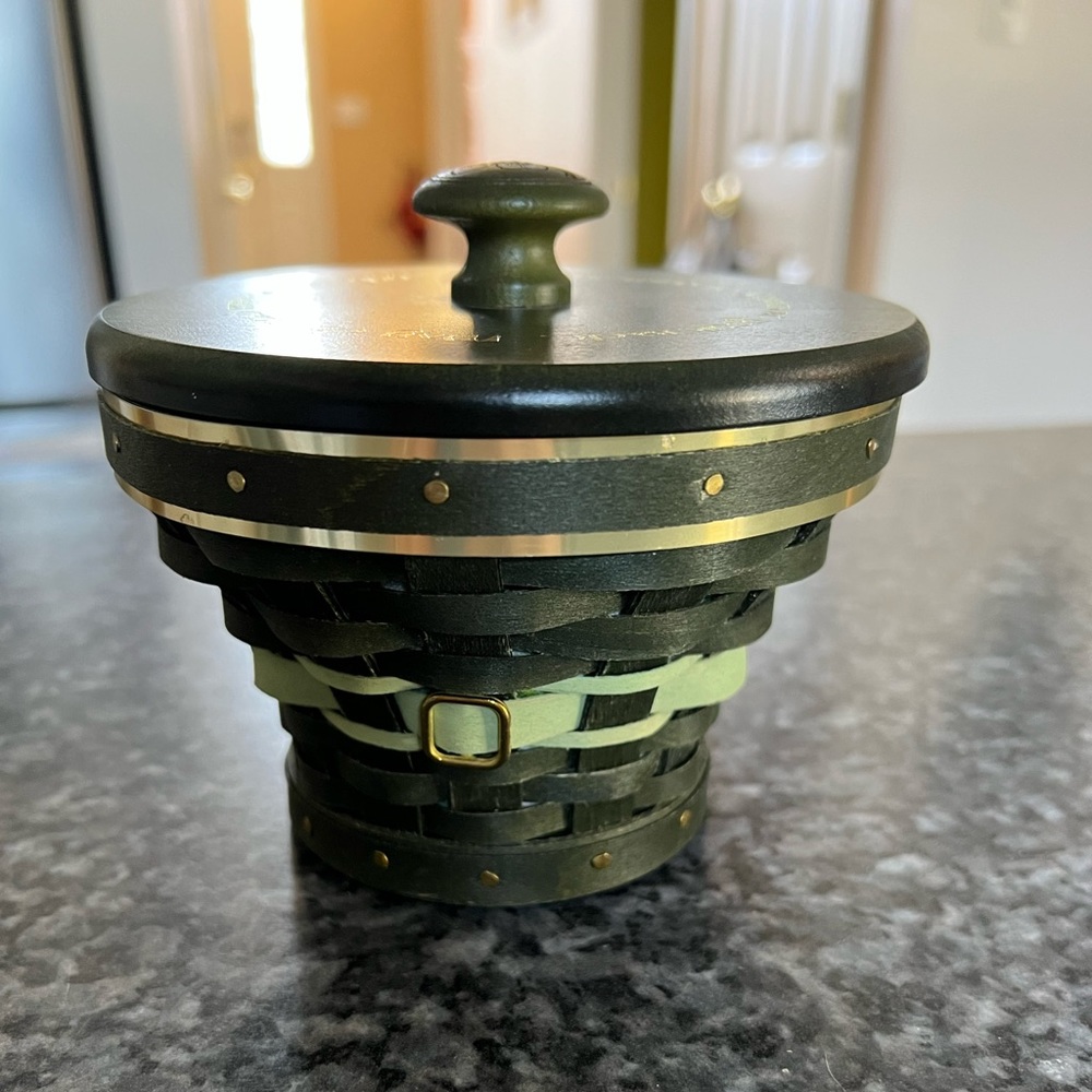 COPY - RARE Longanberger 2010 Little Leprechaun basket